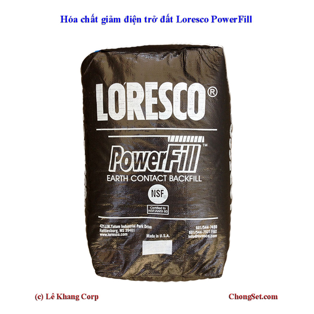 Hóa chất giảm điện trở đất Loresco PowerFill